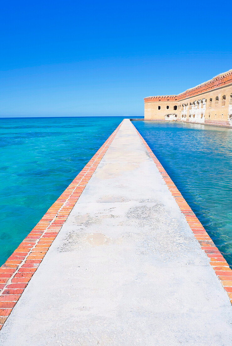 Passageway, Fort Jefferson, Dry Tortugas National Park, Florida, United States of America, North America
