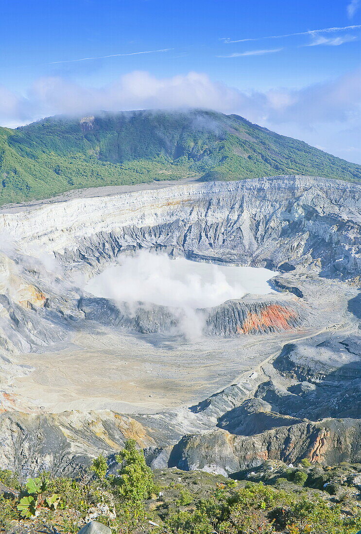 Poas Volcano, Poas Volcano National Park, Costa Rica, Central America