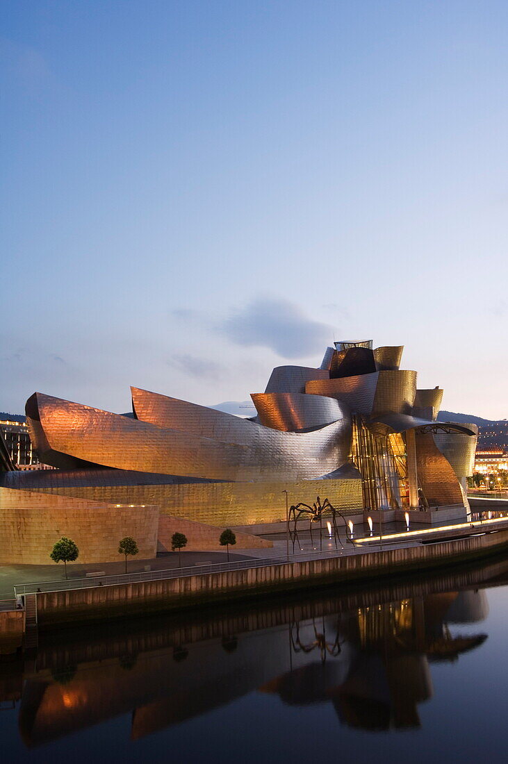 Guggenheim Modern Art Museum designed by Frank Gehry, Bilbao, Basque Country, Euskadi, Spain, Europe