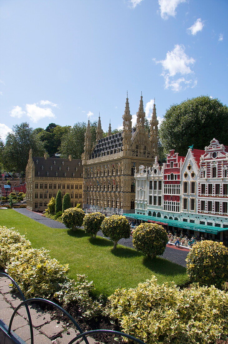 Model city in Legoland, Windsor, Berkshire, England, United Kingdom, Europe