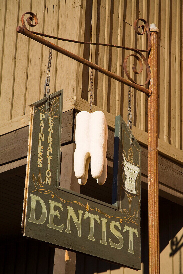 Dentist's office in Old Tucson Studios, Tucson, Arizona, United States of America, North America