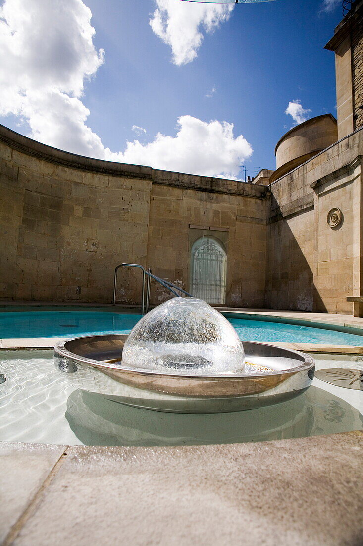 Cross Bath, Thermae Bath Spa, Bath, Avon, England, United Kingdom, Europe