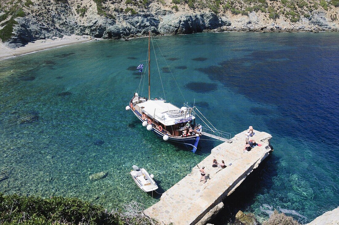 Island of Kira Panagia, off Alonissos, Sporades Islands, Greek Islands, Greece, Europe