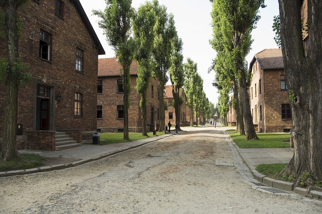 Auschwitz concentration camp, now a memorial and museum, UNESCO World Heritage Site, Oswiecim, near Krakow (Cracow), Poland, Europe