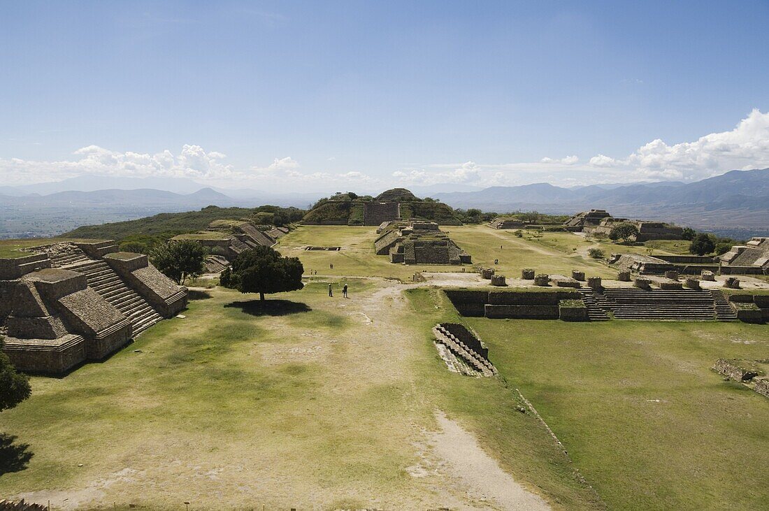 The ancient Zapotec city of Monte Alban, UNESCO World Heritage Site, near Oaxaca City, Oaxaca, Mexico, North America