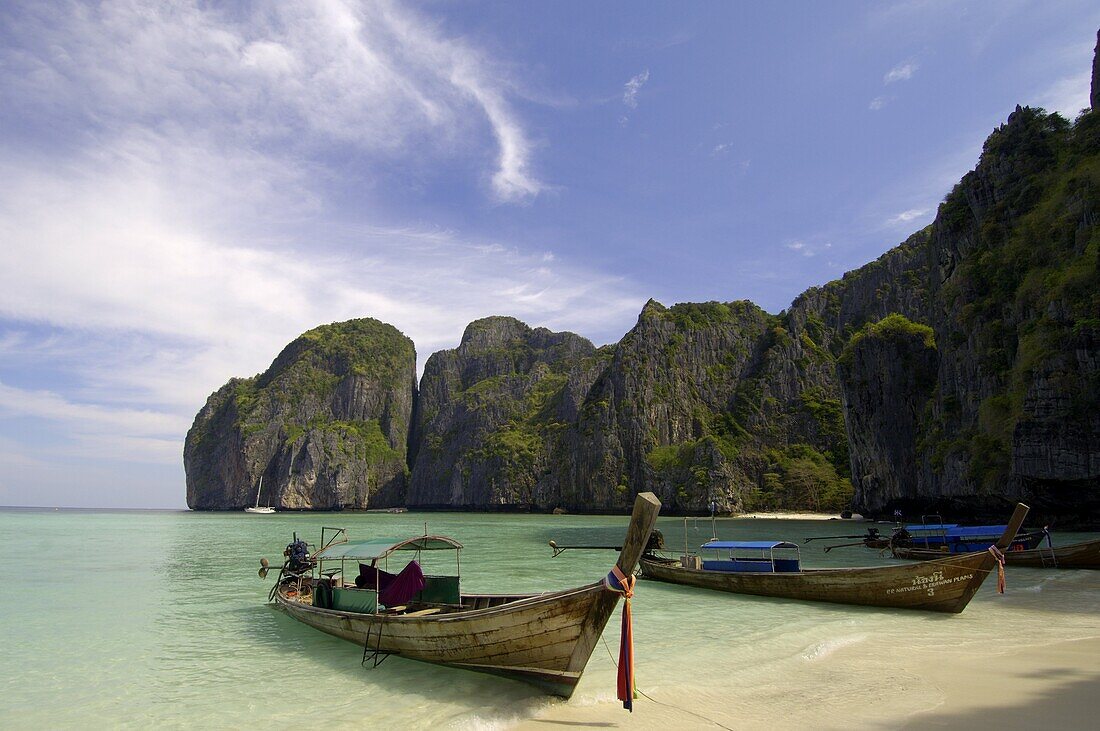Maya Bay, Phi Phi Lay Island, Thailand, Southeast Asia, Asia