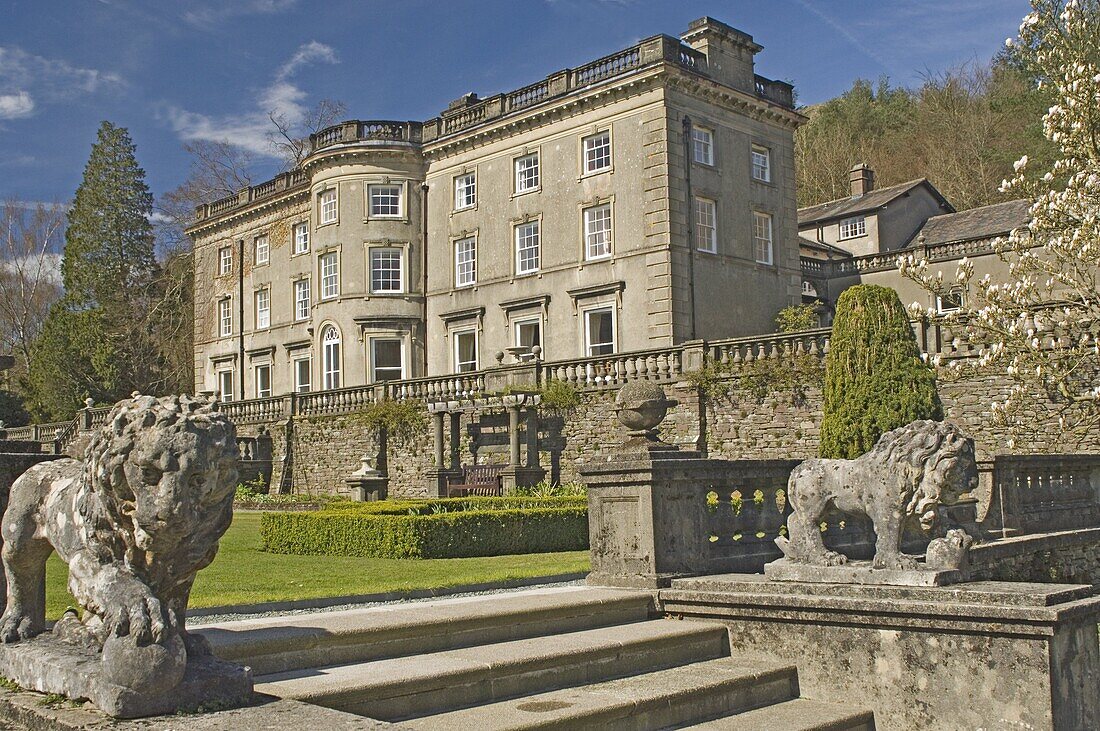 Rydal Hall, Rydal Village, Lake District, Cumbria, England, United Kingdom, Europe