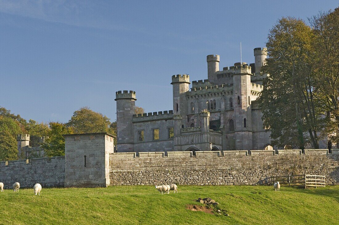 Lowther Castle, commisioned by the 5th Earl of Lonsdale, built on the site of mansions dating back to Edward I, Cumbria, England, United Kingdom, Europe