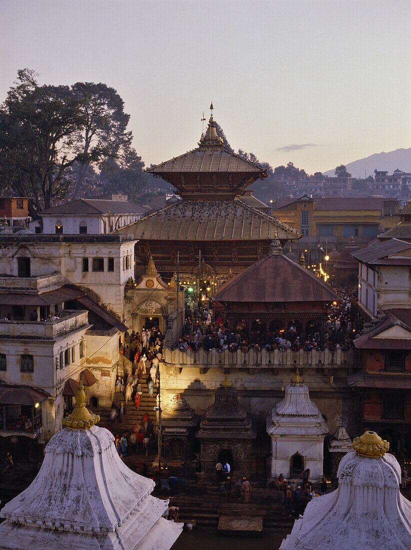 Pashupatinath temple, UNESCO World Heritage Site, Kathmandu, Nepal, Asia