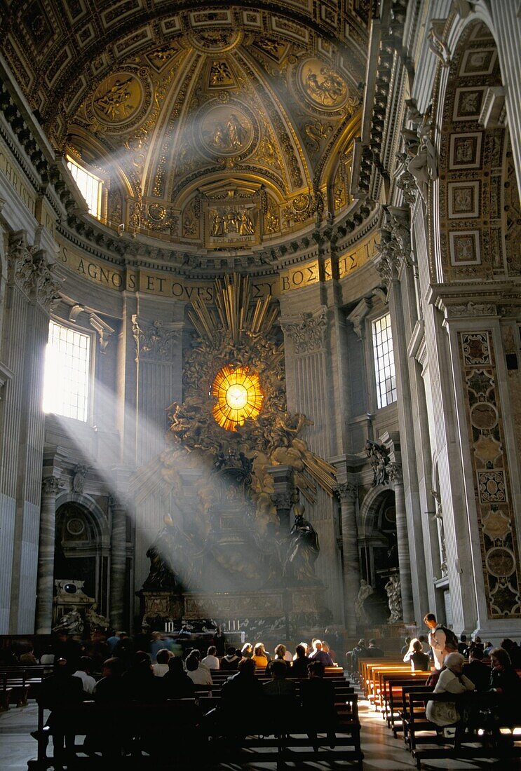 Interior of the Vatican, Rome, Lazio, Italy, Europe
