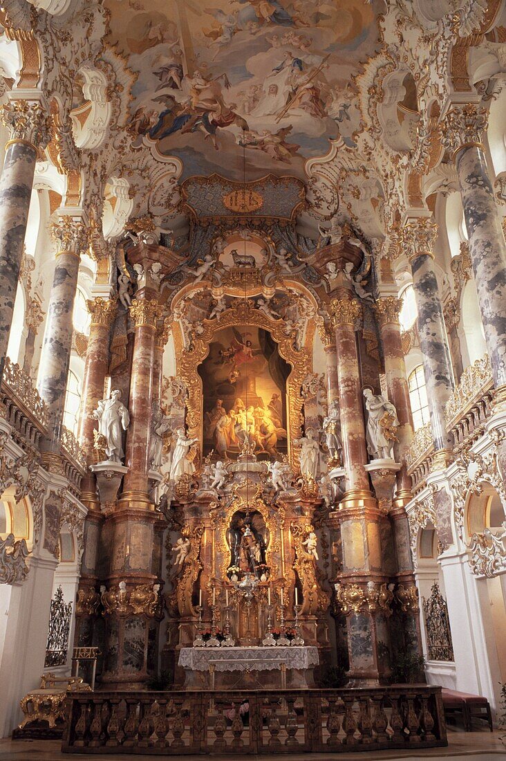 Weskirche, Bavaria, Germany, Europe