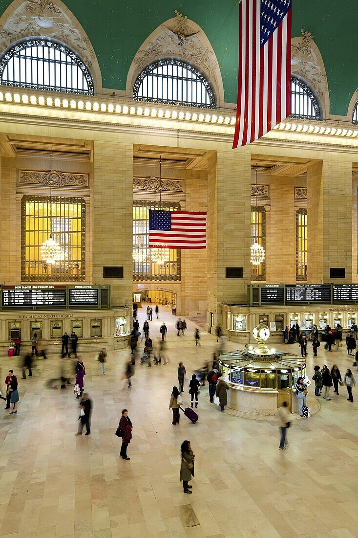 Central Station Hall, Grand Central Station, Manhattan, New York City, New York, United States of America, North America