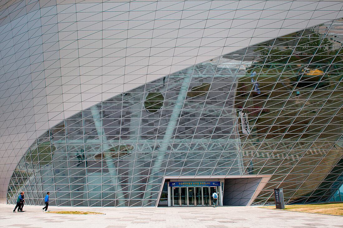 Aussenansicht National Maritime Museum of Korea, Busan, Yeongnam, Südkorea, Asien