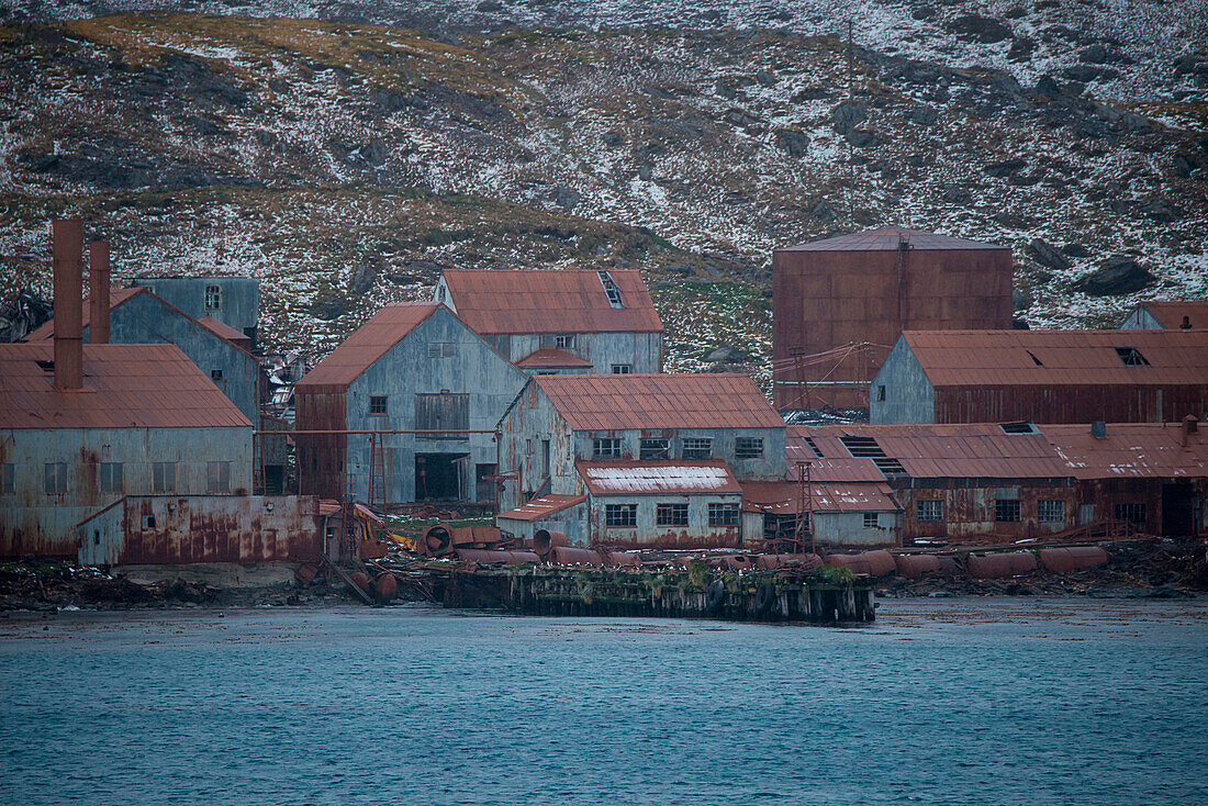 Ehemalige Walfangstation, Leith, Südgeorgien, Antarktis