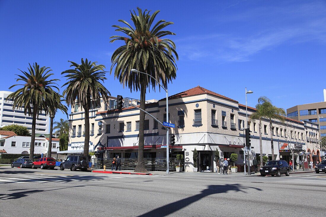 Ocean Avenue, Santa Monica, Los Angeles, California, United States of America, North America