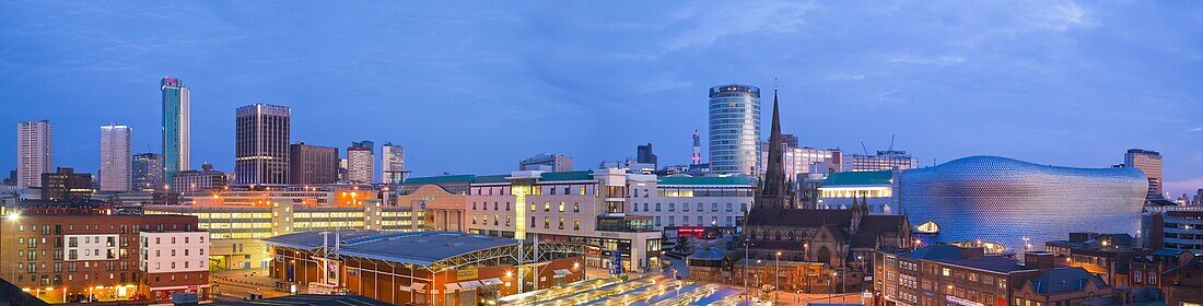 City skyline, Birmingham, Midlands, England, United Kingdom, Europe