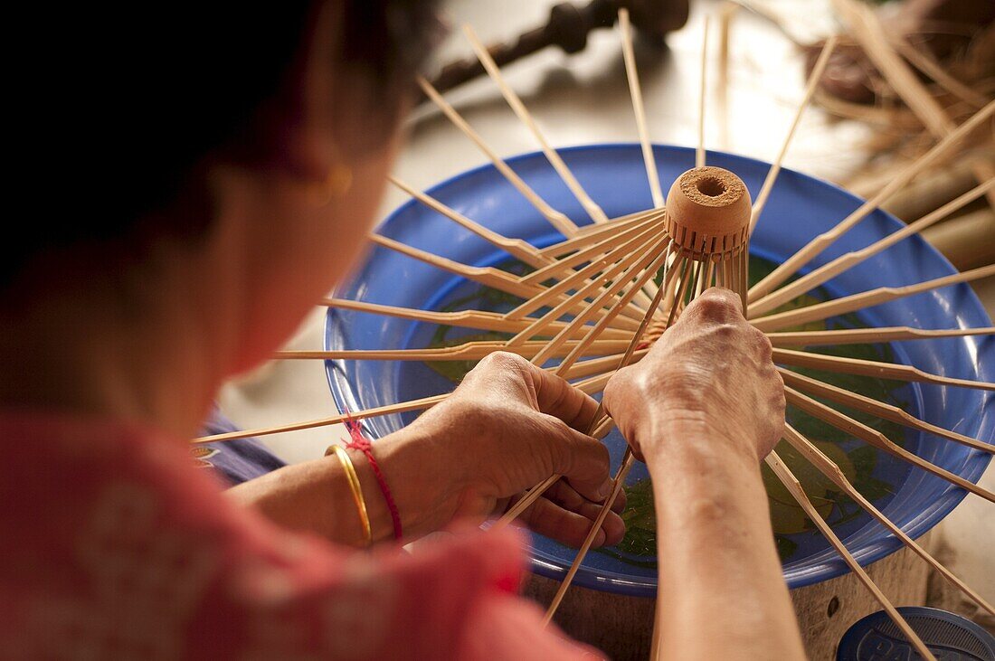 Bo Sang, Umbrella Village, Chiang Mai Province, Thailand, Southeast Asia, Asia