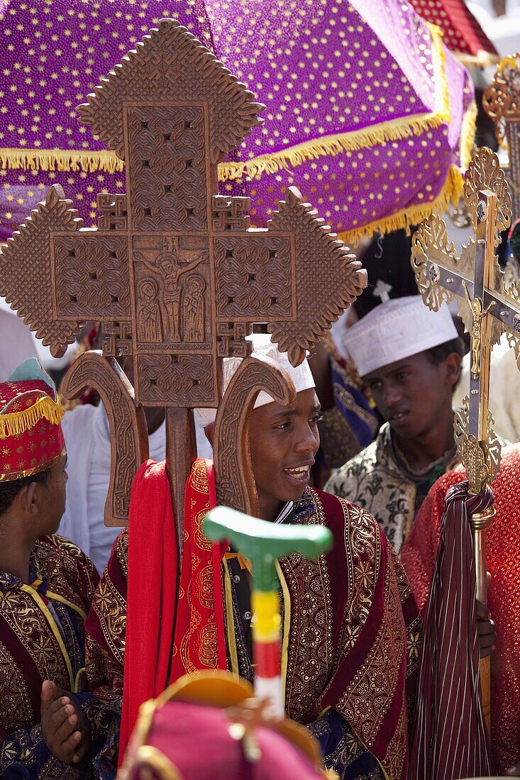 Timkat festival, Gondar, Ethiopia, Africa