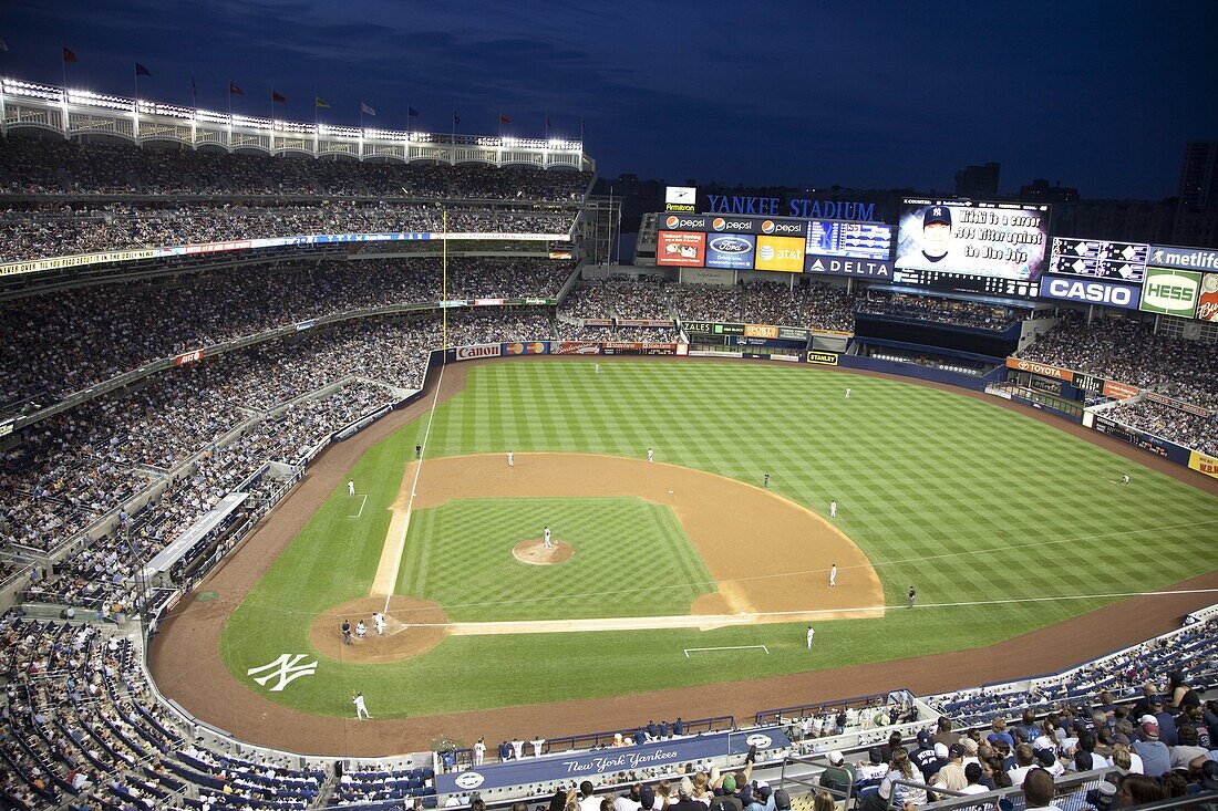 New Yankee Stadium, located in the Bronx, New York, United States of America, North America