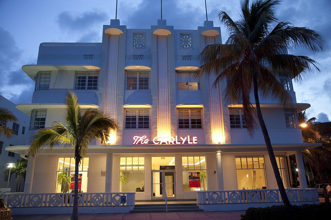 Art deco building in Miami Beach, Florida, United States of America, North America