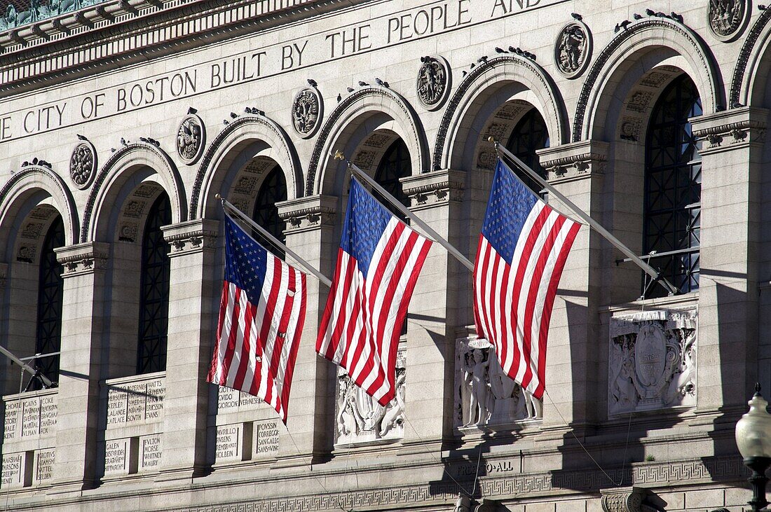 Boston Public Library, Boston, Massachusetts, New England, United States of America, North America