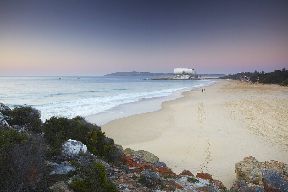 Plettenberg Bay beach at dawn, Western Cape, South Africa, Africa