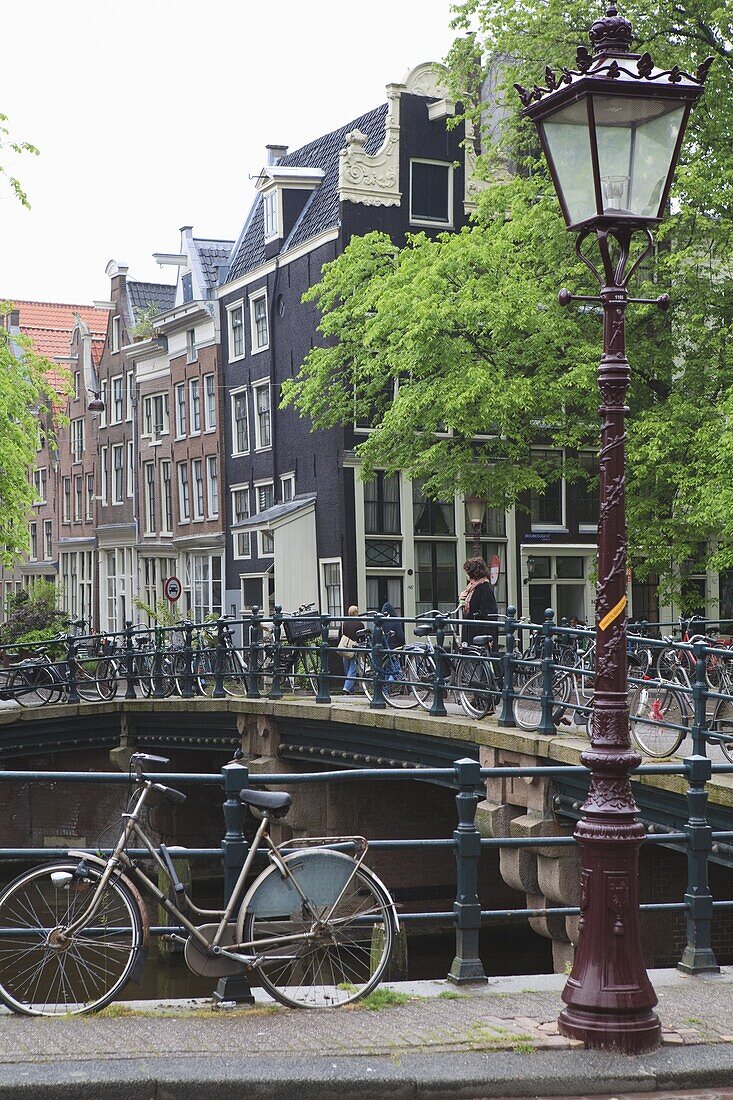 Bicycle, Brouwersgracht, Amsterdam, Netherlands, Europe