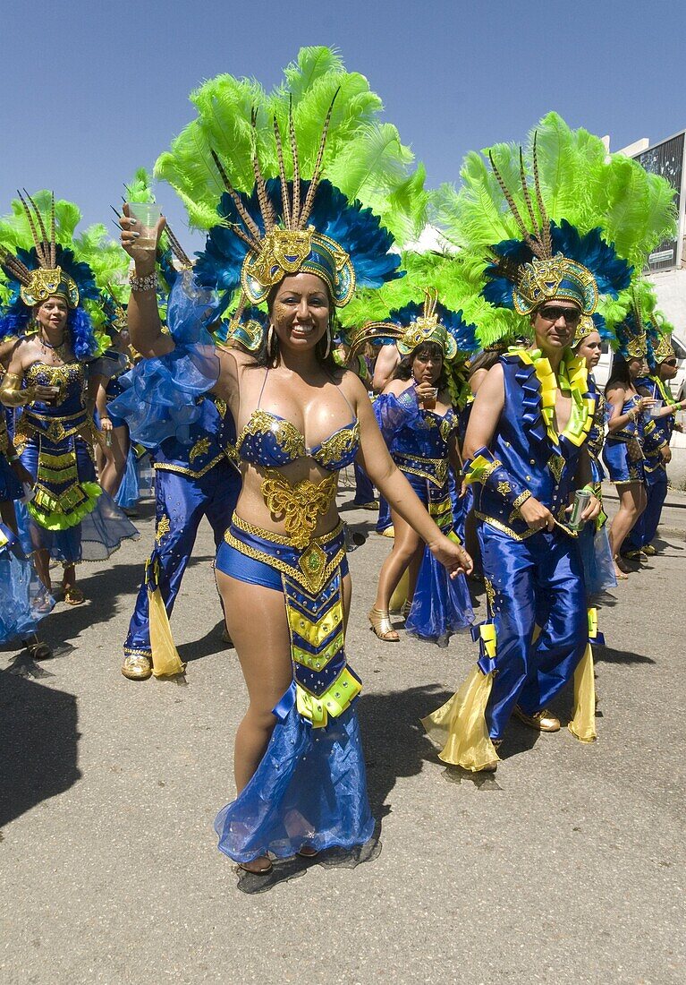Caribbean Carnival, March 2011, San Nicolas, Aruba, Dutch Antilles, West Indies, Caribbean, Central America