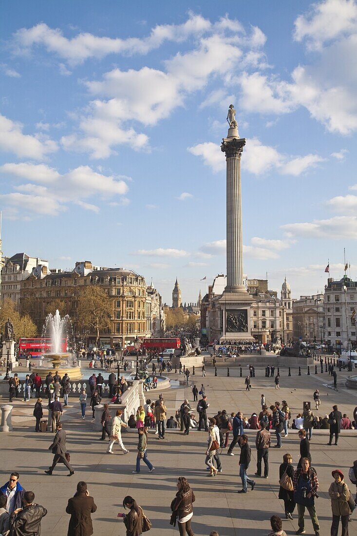 Trafalgar Square, London, England, United Kingdom, Europe