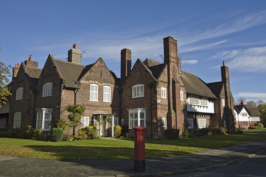 Port Sunlight Museum and Garden Village, Port Sunlight, Merseyside, England, United Kingdom, Europe