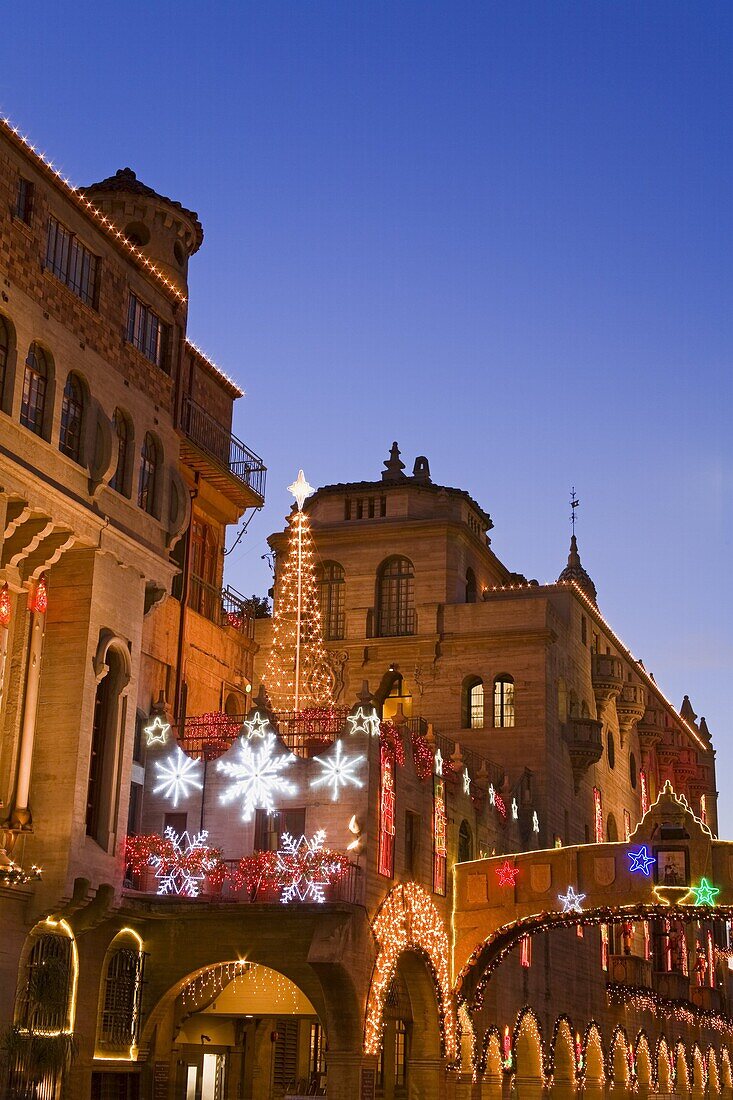 Festival of Lights at the historic Mission Inn, Riverside City, California, United States of America, North America