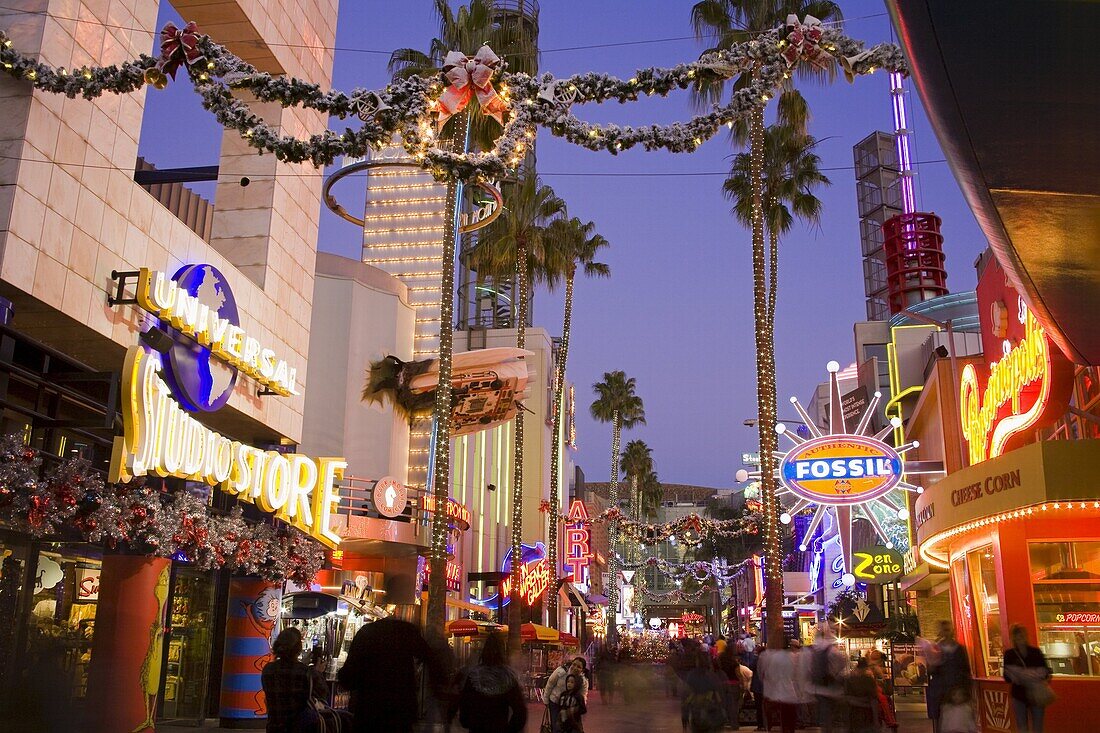 CityWalk Mall at Universal Studios, Hollywood in Los Angeles, California, United States of America, North America