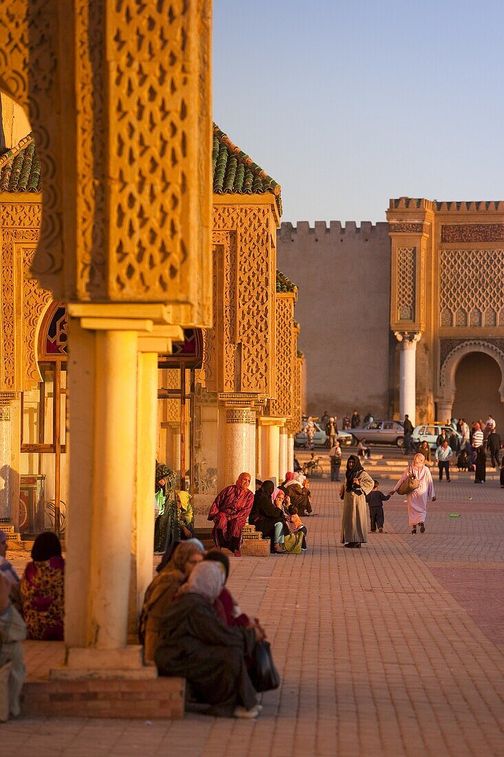 Place el Hedim, Meknes, UNESCO World Heritage Site, Morocco, North Africa, Africa