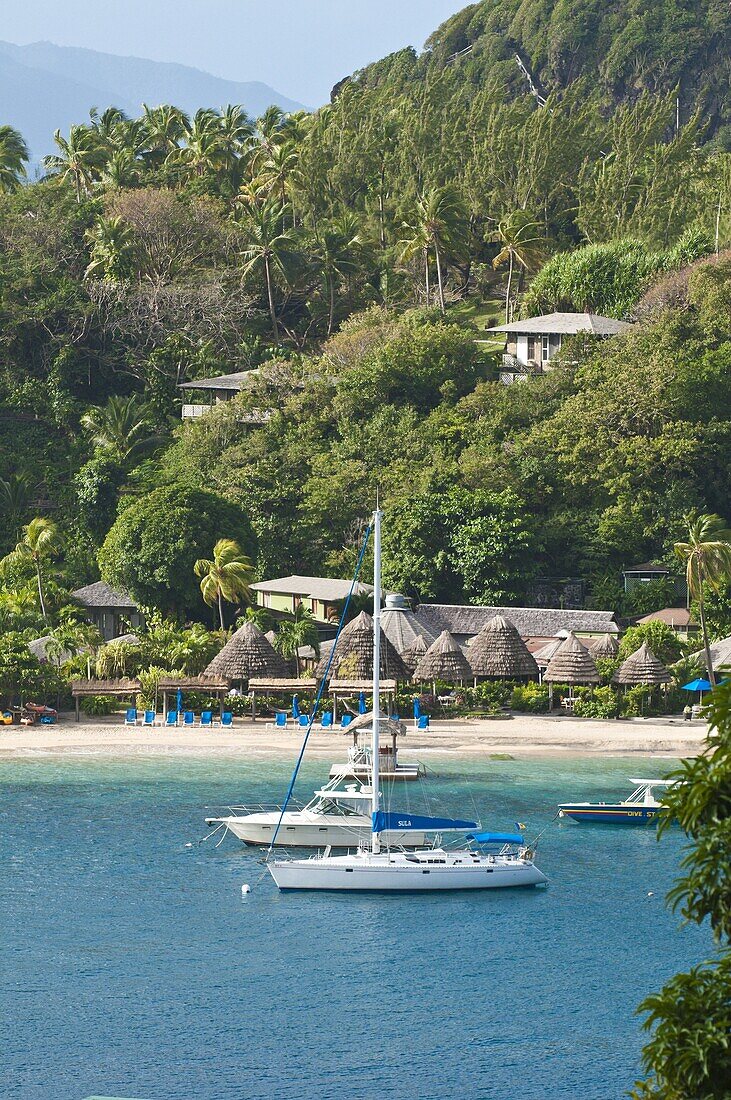 Young Island Resort, St. Vincent and The Grenadines, Windward Islands, West Indies, Caribbean, Central America