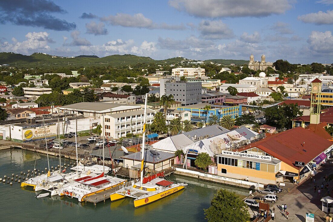 St. Johns waterfront, Antigua Island, Antigua and Barbuda, Leeward Islands, Lesser Antilles, West Indies, Caribbean, Central America