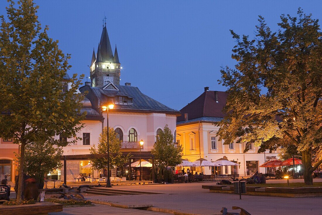 Stephen's tower, Libertatii square, Baia Mare, Maramures, Romania, Europe