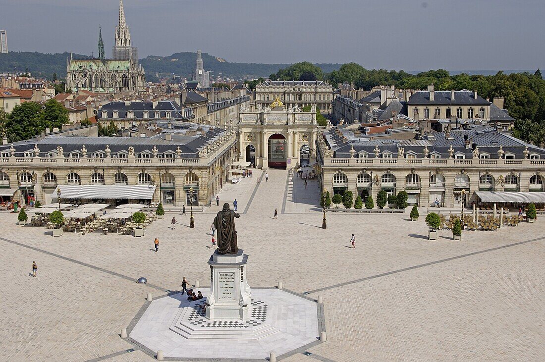 Place Stanislas, formerly Place Royale, built by Stanislas Leszczynski, King of Poland in the 18th century, UNESCO World Heritage Site, Nancy, Meurthe et Moselle, Lorraine, France, Europe