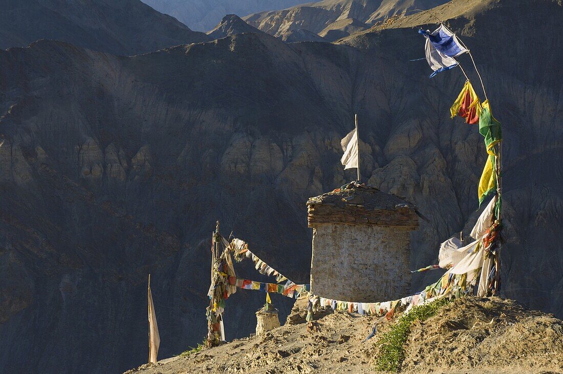 Lamayuru gompa (monastery), Lamayuru, Ladakh, Indian Himalayas, India, Asia