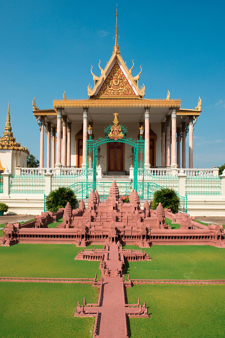 Aussenansicht vom Königspalast, Phnom Penh, Phnom Penh, Kambodscha, Asien