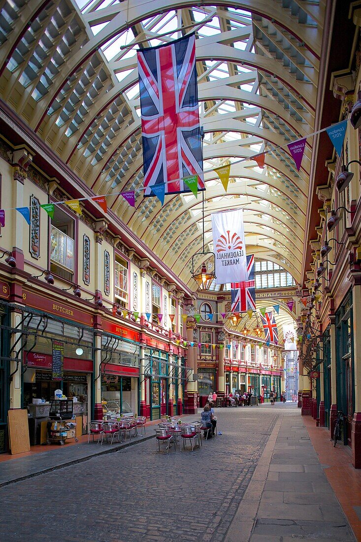 Leadenhall Market, City of London, London, England, United Kingdom, Europe