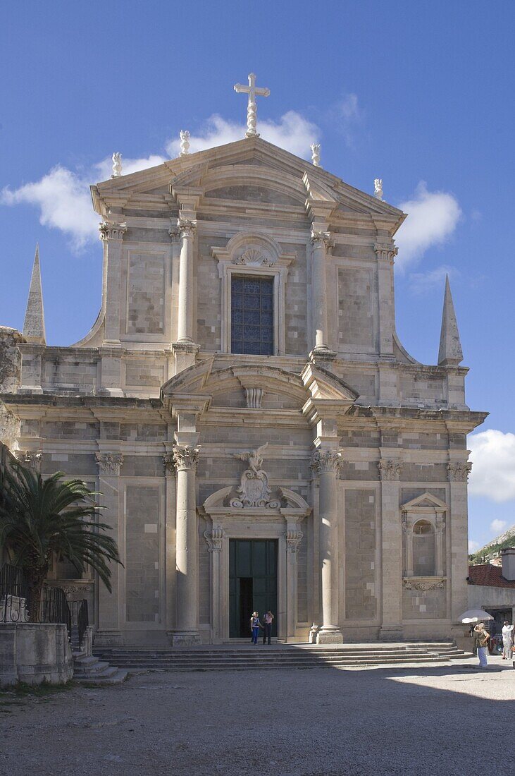 The Cathedral in the Old City, Dubrovnik, UNESCO World Heritage Site, Croatia, Europe