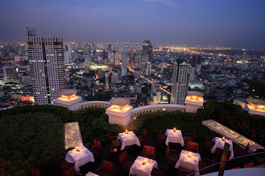 Sirocco Restaurant, Bangkok, Thailand, Southeast Asia, Asia