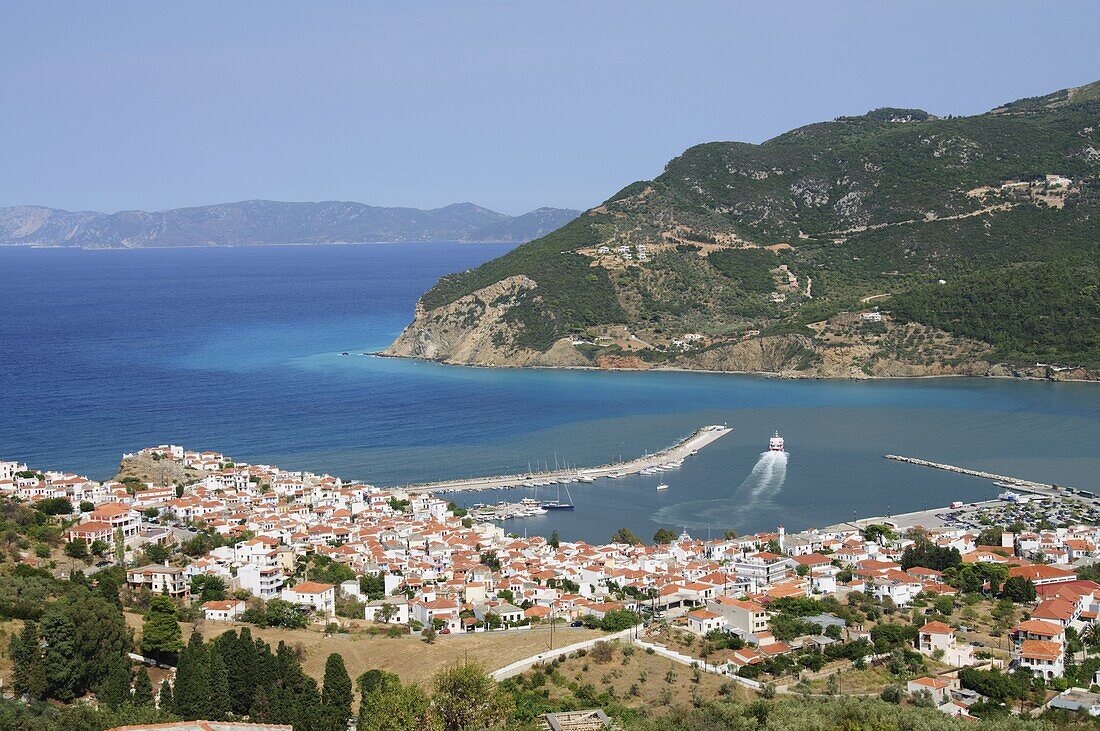 Skopelos Town, Skopelos, Sporades Islands, Greek Islands, Greece, Europe