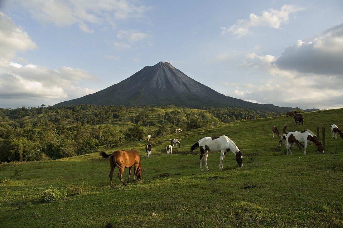 Arenal Volcano from the La Fortuna side, Costa Rica