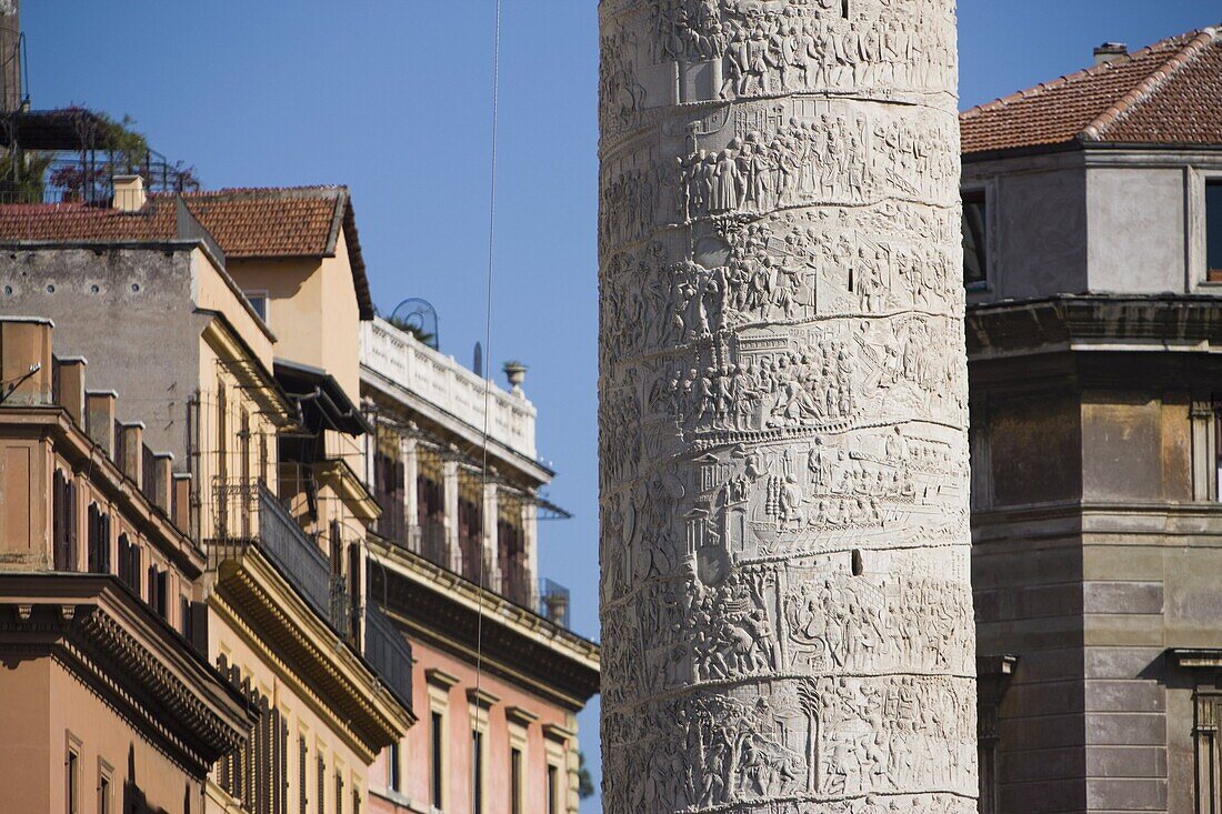Trajan's Column, Rome, Lazio, Italy, Europe