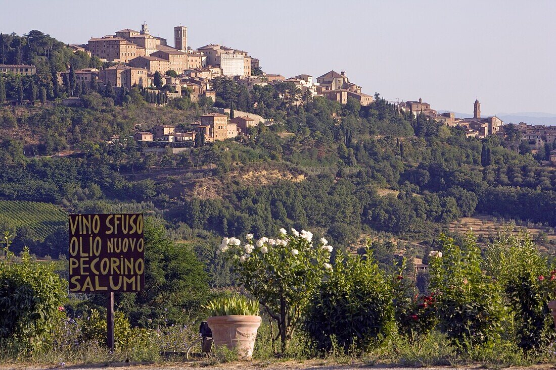 Montepulciano, Val d'Orcia, Tuscany, Italy, Europe