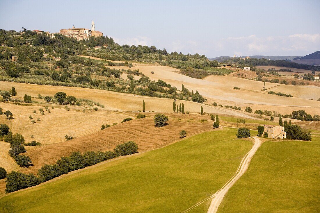 Pienza, Val d'Orcia, Tuscany, Italy, Europe