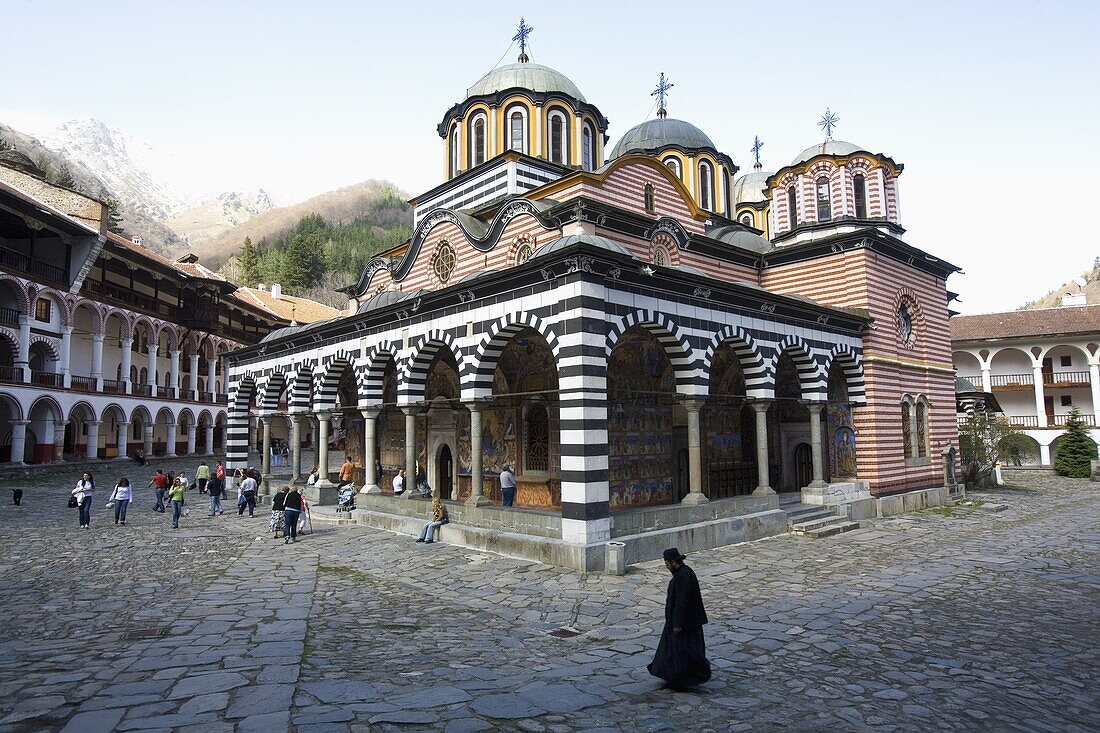 Rila Monastery, UNESCO World Heritage Site, Rila, Bulgaria, Europe