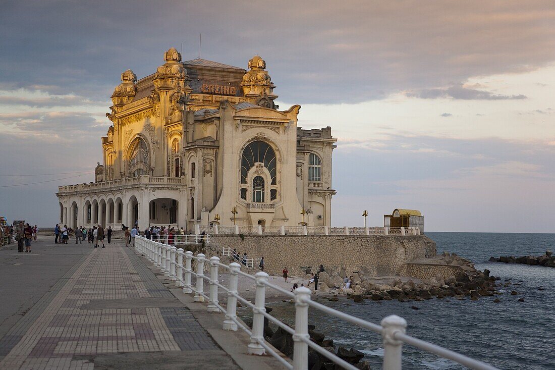 Casino, Waterfront promenade, Constanta, Romania, Europe