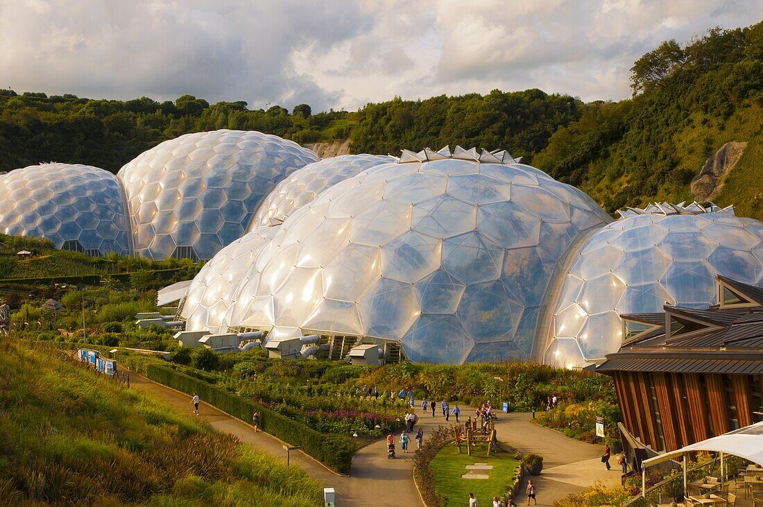 Eden Project near St. Austell, Cornwall, England, United Kingdom, Europe